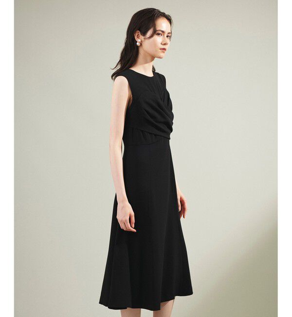 Grace Class「トリアセドレープフレアワンピース」|ワンピース|
