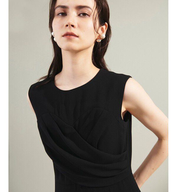 Grace Class「トリアセドレープフレアワンピース」|ワンピース|