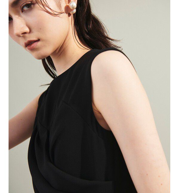 Grace Class「トリアセドレープフレアワンピース」|ワンピース|