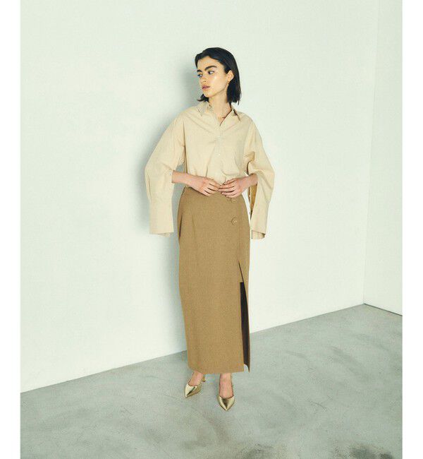  「レイヤードタイトスカート」|スカート|