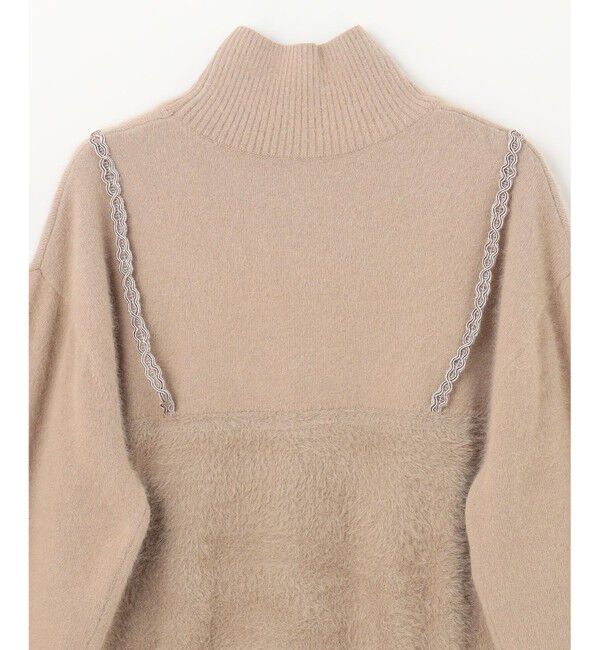 GRACE CONTINENTAL「レースビスチェニットトップ」|ニット・セーター|