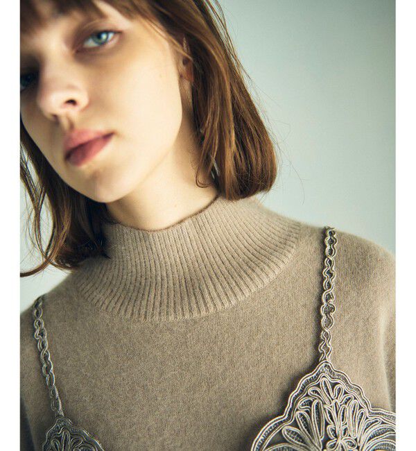 GRACE CONTINENTAL「レースビスチェニットトップ」|ニット・セーター|