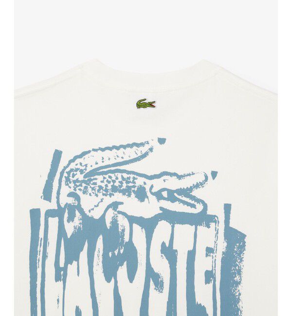 LACOSTE「ステンシルバックプリントTシャツ」|Tシャツ・カットソー|