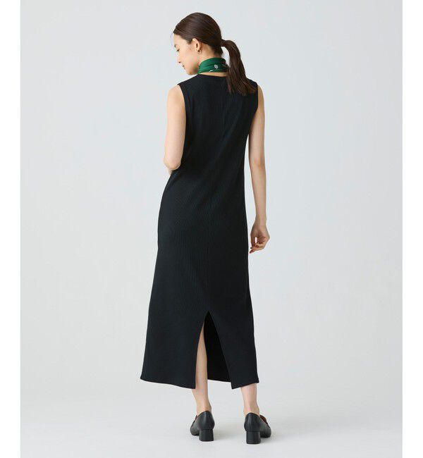 LACOSTE「ノースリーブリブニットドレス」|ワンピース|