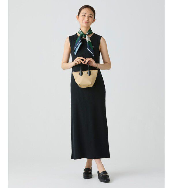 LACOSTE「ノースリーブリブニットドレス」|ワンピース|