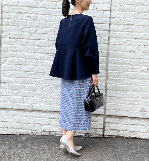 NOLLEY'S「ウォッシャブルエアボールフレアプルオーバーカットソー」|Tシャツ・カットソー|