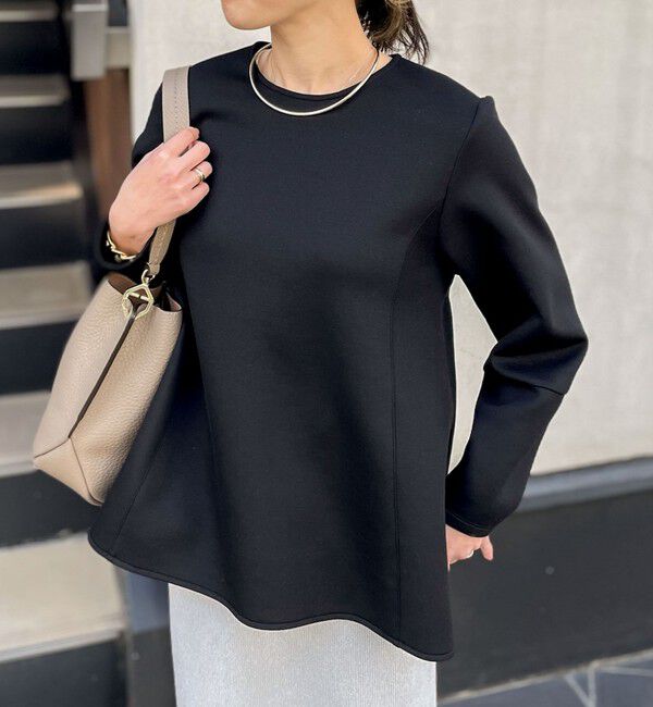 NOLLEY'S「ウォッシャブルエアボールフレアプルオーバーカットソー」|Tシャツ・カットソー|