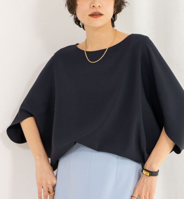 NOLLEY'S「《セットアップ対応》ツイルコクーンブラウス」|シャツ・ブラウス|