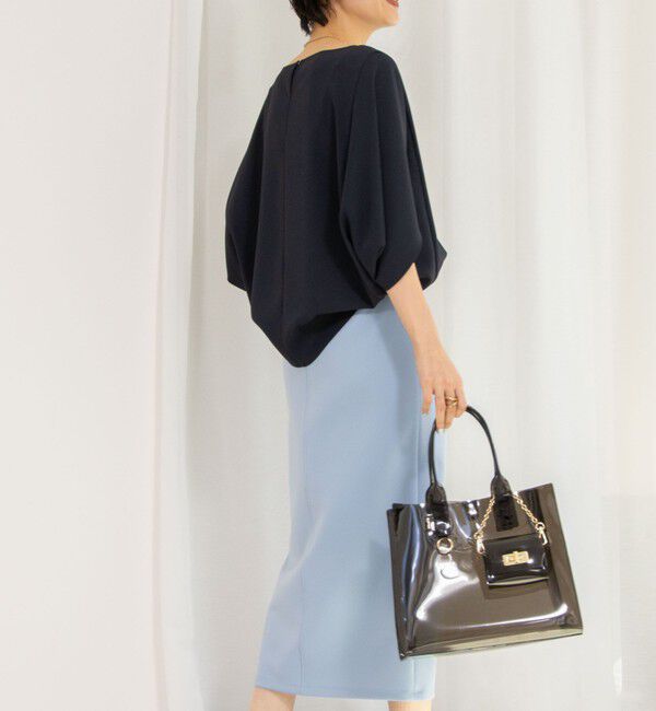 NOLLEY'S「《セットアップ対応》ツイルコクーンブラウス」|シャツ・ブラウス|