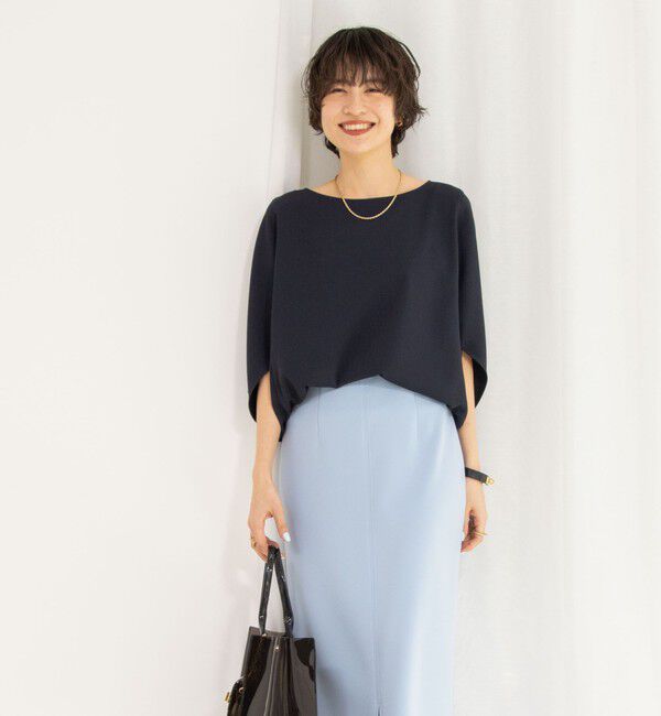 NOLLEY'S「《セットアップ対応》ツイルコクーンブラウス」|シャツ・ブラウス|