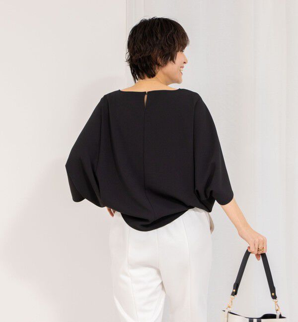 NOLLEY'S「《セットアップ対応》ツイルコクーンブラウス」|シャツ・ブラウス|