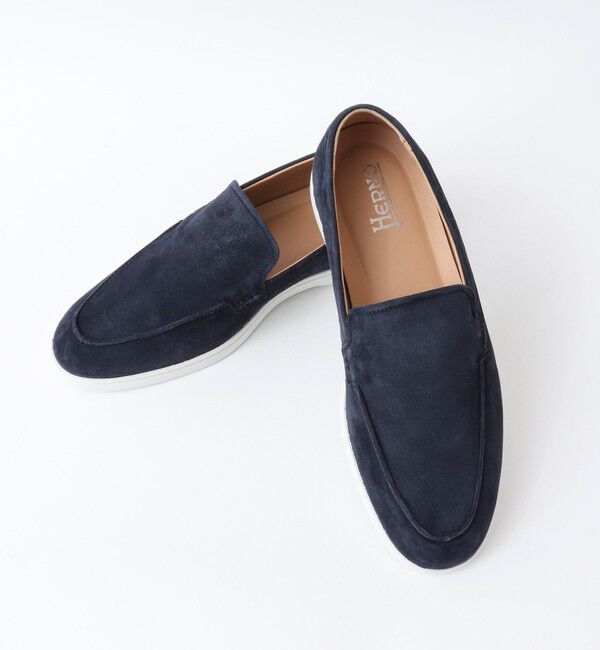 NOLLEY'S goodman「【HERNO/ヘルノ】モノグラム スエード ローファー 25SS」|モカシン|