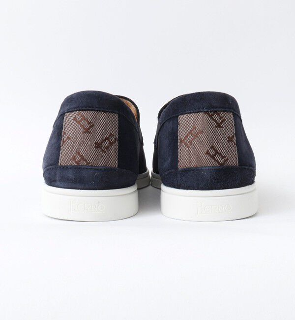 NOLLEY'S goodman「【HERNO/ヘルノ】モノグラム スエード ローファー 25SS」|モカシン|