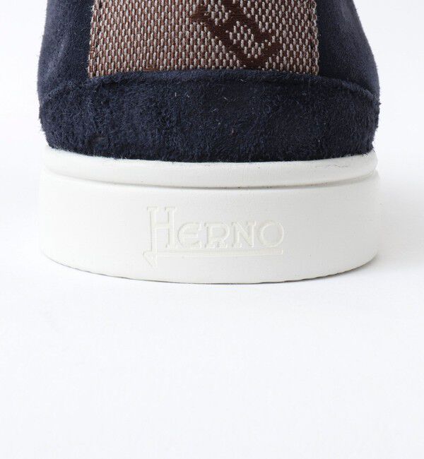 NOLLEY'S goodman「【HERNO/ヘルノ】モノグラム スエード ローファー 25SS」|モカシン|