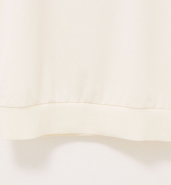 Rie Miller「《セットアップ対応》《手洗い可能》ダンボールジョーゼットリブ付ノースリーブカットソー」|Tシャツ・カットソー|