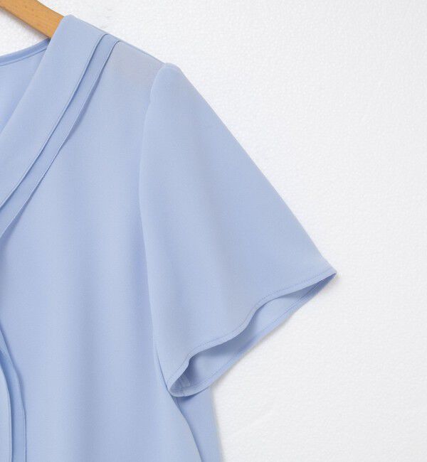 NOLLEY'S sophi「ジョーゼットVネックフリルブラウス」|シャツ・ブラウス|