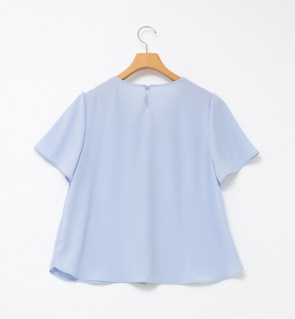 NOLLEY'S sophi「ジョーゼットVネックフリルブラウス」|シャツ・ブラウス|