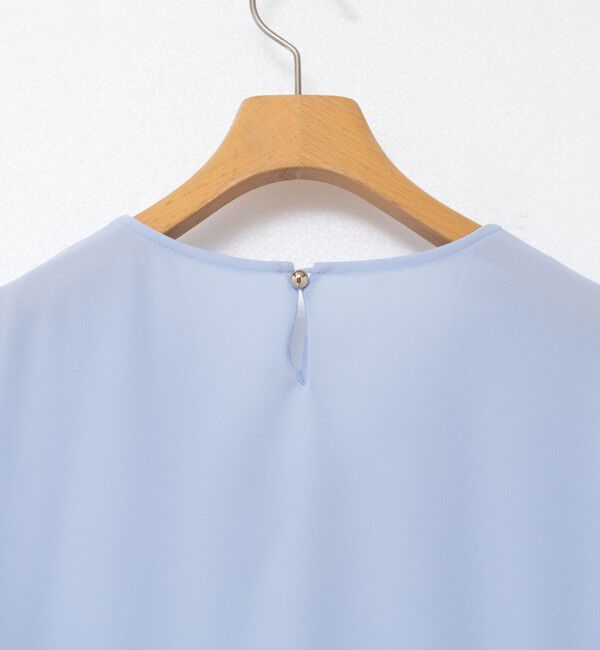 NOLLEY'S sophi「ジョーゼットVネックフリルブラウス」|シャツ・ブラウス|