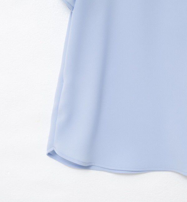 NOLLEY'S sophi「ジョーゼットVネックフリルブラウス」|シャツ・ブラウス|