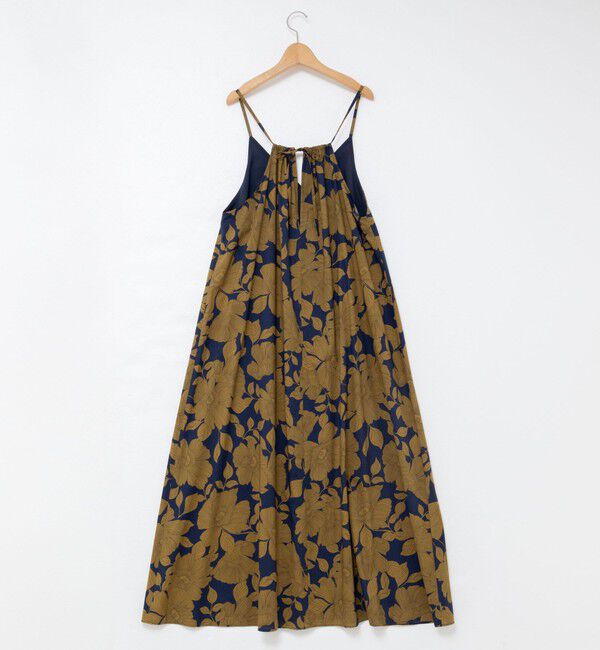 NOLLEY'S「フラワープリント＆ムジキャミワンピース」|ワンピース|