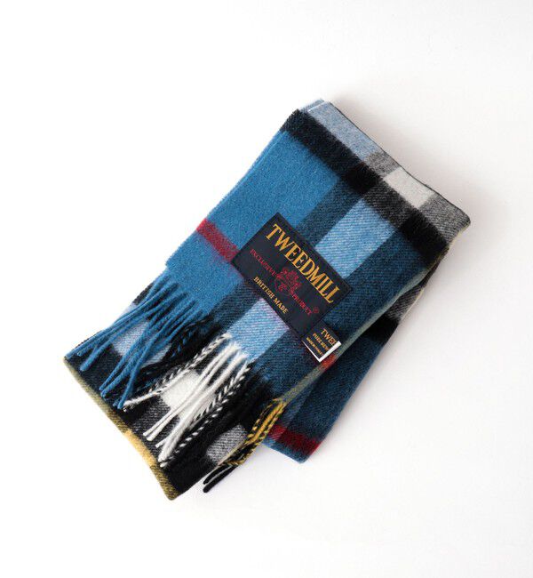 NOLLEY'S goodman「【TWEEDMILL/ツイードミル】Lambswool Muffler Check 25」|マフラー|