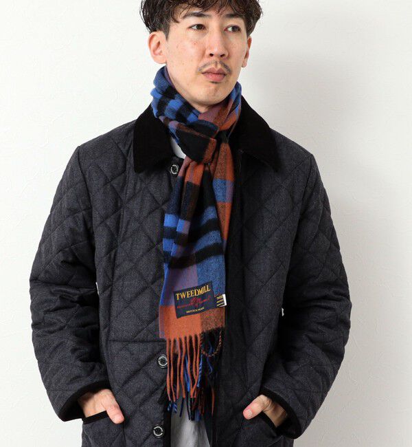 NOLLEY'S goodman「【TWEEDMILL/ツイードミル】Lambswool Muffler Check 25」|マフラー|