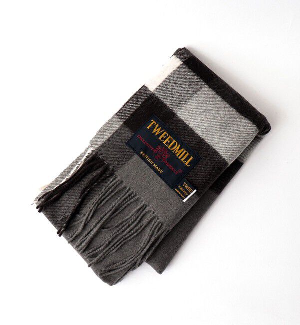 NOLLEY'S goodman「【TWEEDMILL/ツイードミル】Lambswool Muffler Check 25」|マフラー|