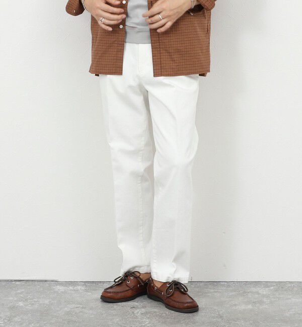 NOLLEY'S goodman「デニムストレッチ ワイドジャスト丈パンツ 26SS」|デニム|