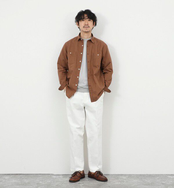 NOLLEY'S goodman「デニムストレッチ ワイドジャスト丈パンツ 26SS」|デニム|