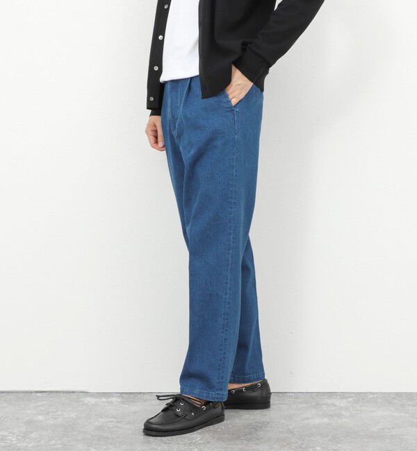 NOLLEY'S goodman「デニムストレッチ ワイドジャスト丈パンツ 26SS」|デニム|