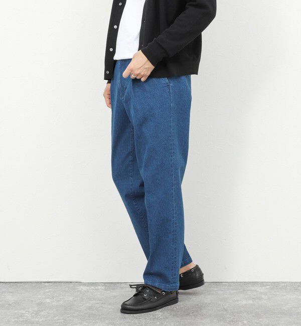 NOLLEY'S goodman「デニムストレッチ ワイドジャスト丈パンツ 26SS」|デニム|