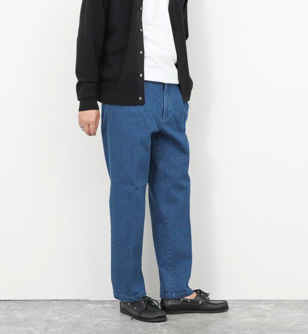 NOLLEY'S goodman「デニムストレッチ ワイドジャスト丈パンツ 26SS」|デニム|