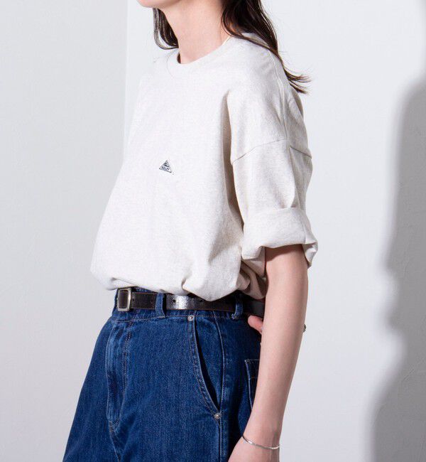 GLOSTER「【KELTY&times;GLOSTER】別注 バックタイポロゴプリントTシャツ ワンポイントワッペン」|Tシャツ・カットソー|