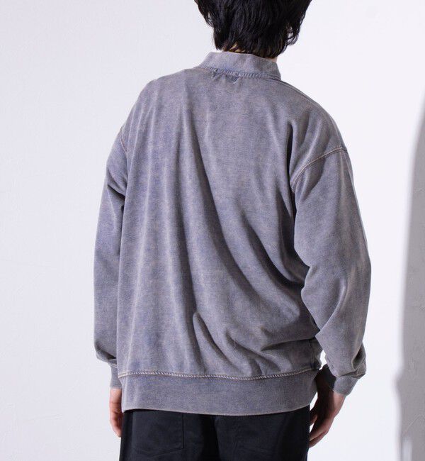 GLOSTER「【GLOSTER/グロスター】ステッチ配色 デニムカーディガン Vネックカーディガン」|カーディガン|