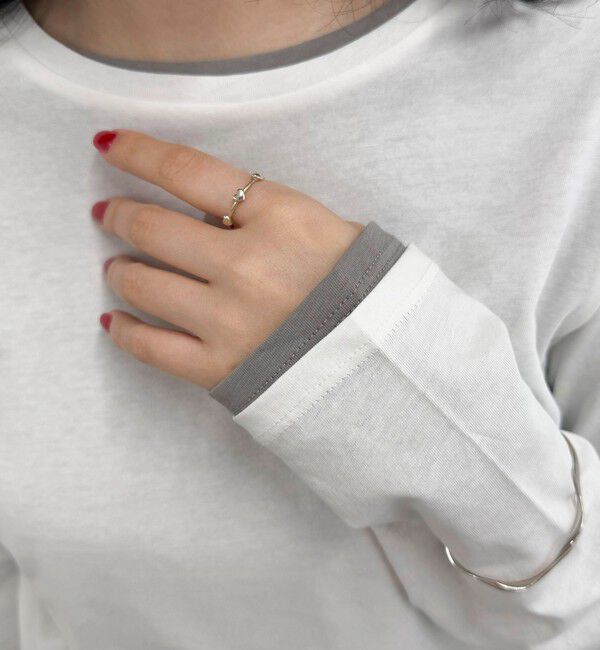 fredy emue「【by daisy/バイデイジー】SV925プチハートリング」|リング|