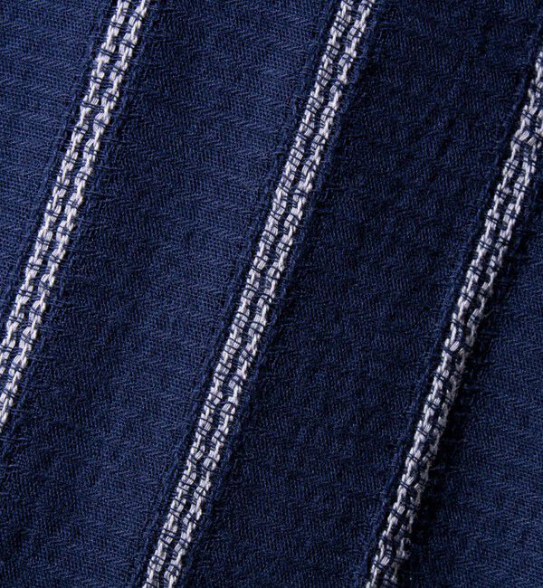 GLOSTER「【GLOSTER/グロスター】空羽ストライプシャツ 半袖シャツ ボックスシルエット」|シャツ・ブラウス|