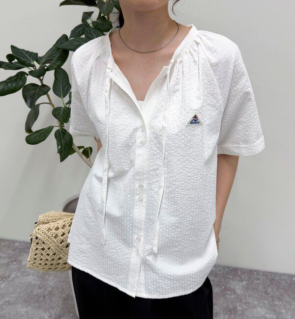 fredy emue「【GEVACO/ゲバコ】ボウタイブラウス」|シャツ・ブラウス|オフホワイト