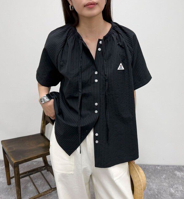 fredy emue「【GEVACO/ゲバコ】ボウタイブラウス」|シャツ・ブラウス|ブラック