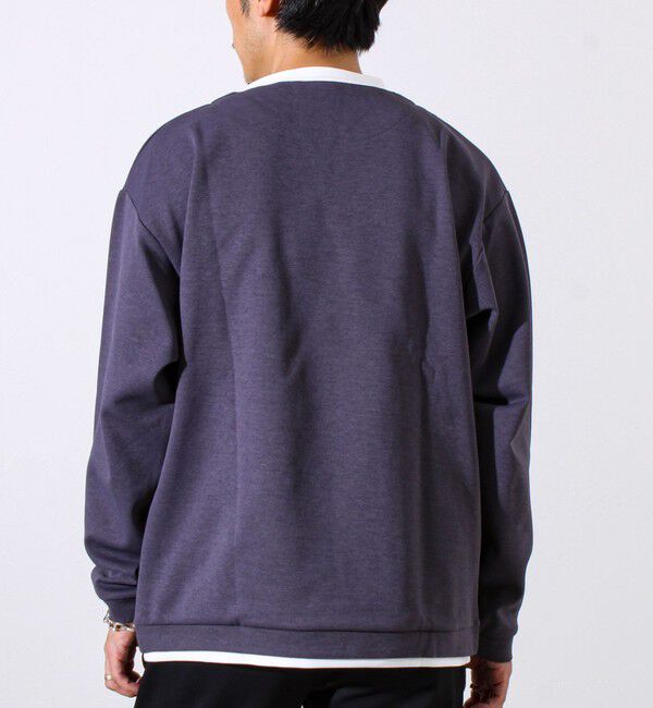 GLOSTER「【全方向杢ダンボール】フェイクキーネックロングスリーブ」|Tシャツ・カットソー|