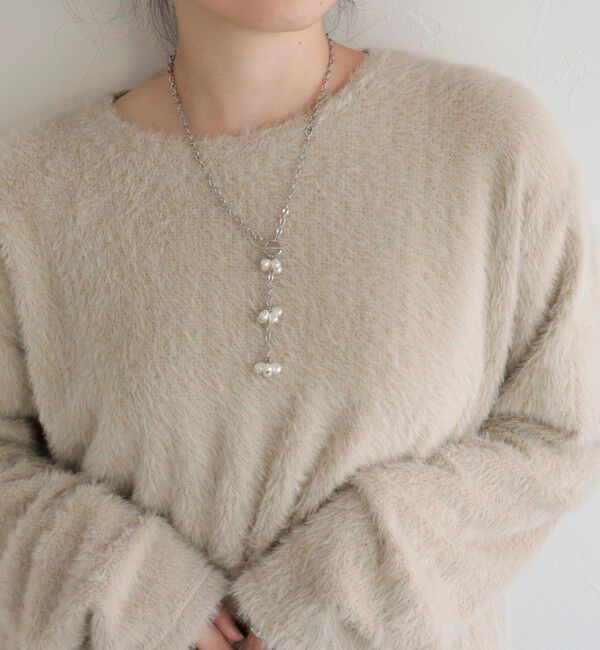 fredy emue「粒パールY字チェーンネックレス」|ネックレス|