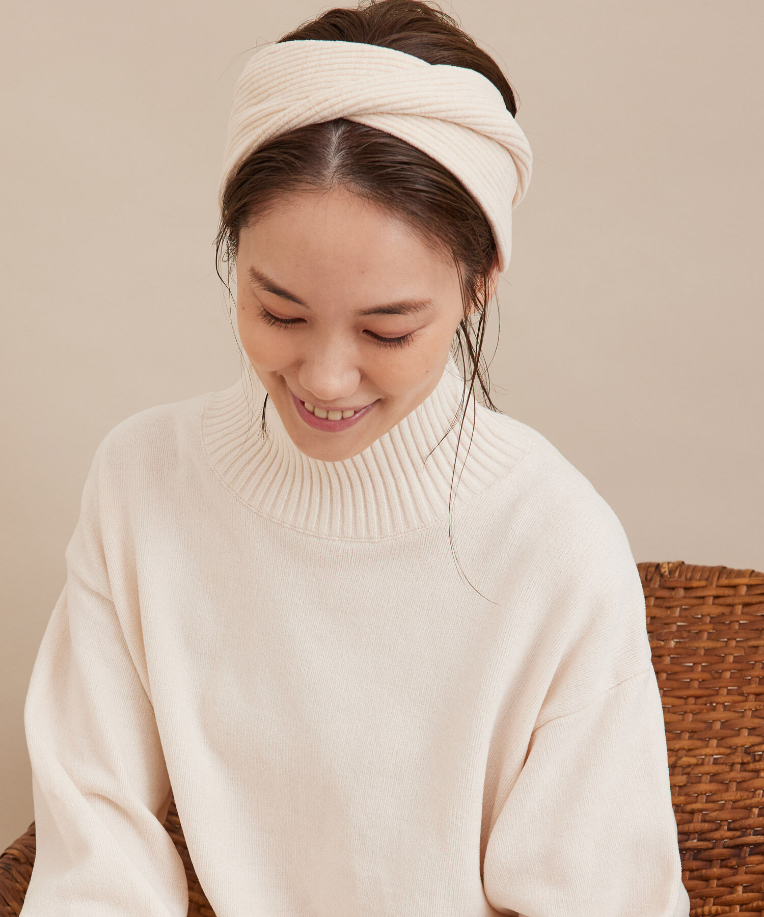 SALON adam et rope'「【極上の肌ざわり】ヘアバンド -CreamyCotton /クリーミーコットン-」|ヘアバンド|