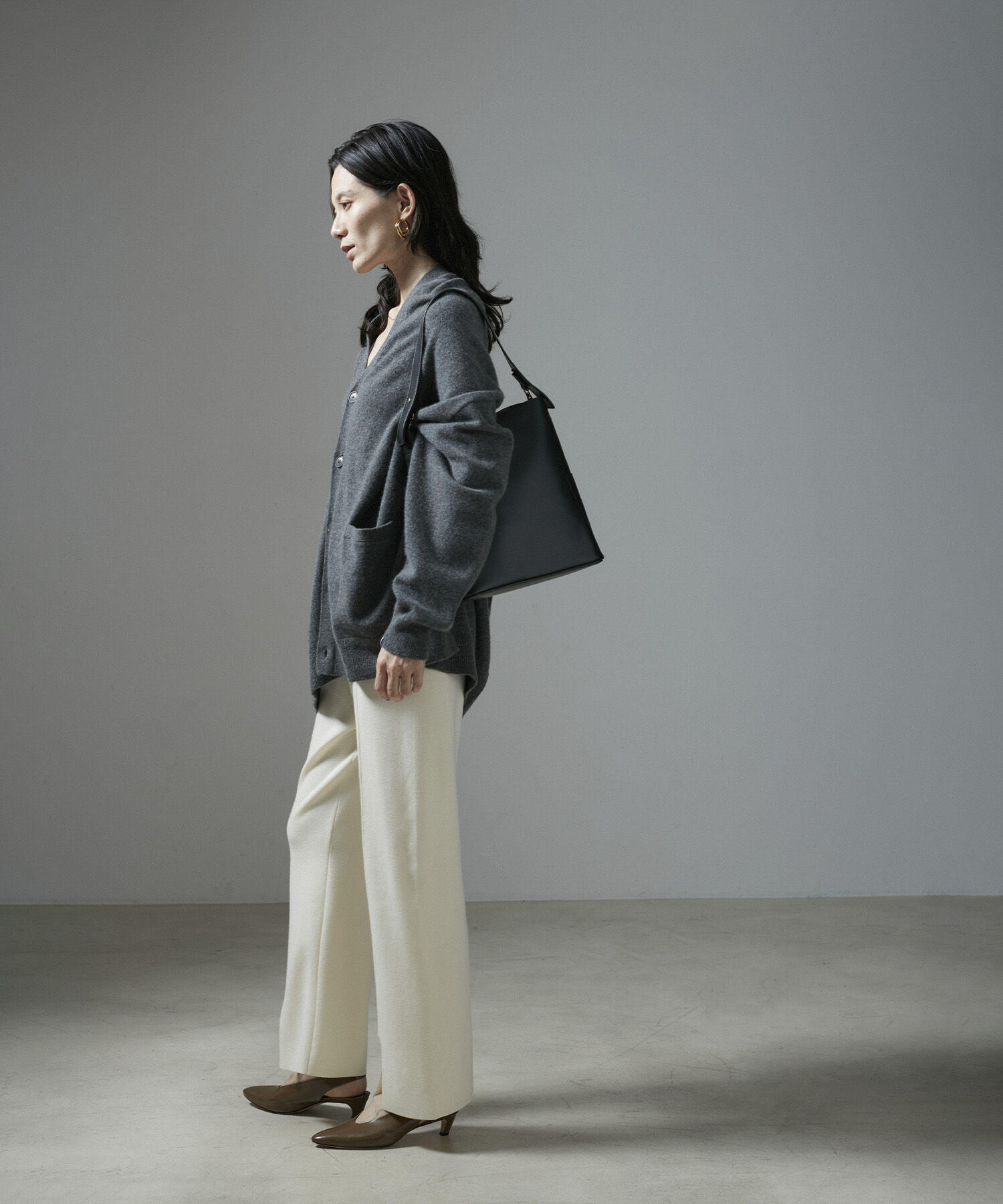 SALON adam et rope'「[ご好評につき追加決定]【WEB限定】ダブルポケットワンハンドルバッグ4」|トートバッグ|