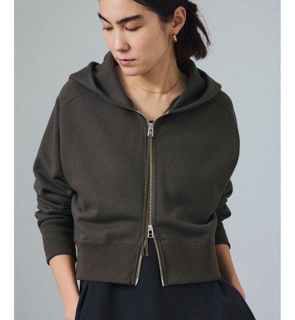 SALON adam et rope'「アズマ裏毛クロップドフーデットパーカー」|パーカー|