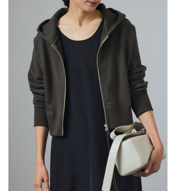 SALON adam et rope'「アズマ裏毛クロップドフーデットパーカー」|パーカー|