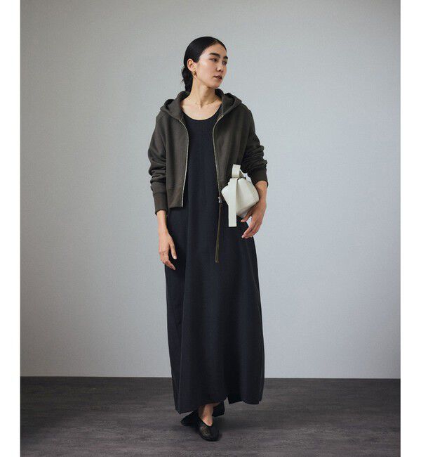 SALON adam et rope'「アズマ裏毛クロップドフーデットパーカー」|パーカー|