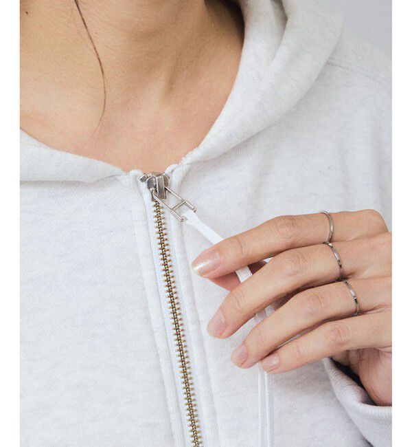 SALON adam et rope'「アズマ裏毛クロップドフーデットパーカー」|パーカー|