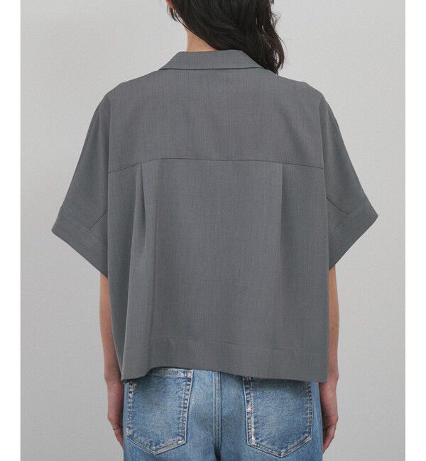 SALON adam et rope'「【WEB限定】ハーフスリーブリラクシーオーバーシャツ/ジャケット［冷房対策・日除け］」|シャツ・ブラウス|