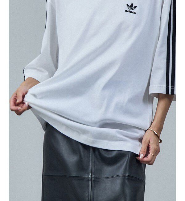 SALON adam et rope'「【adidas（アディダス）】オーバーサイズTシャツ」|Tシャツ・カットソー|