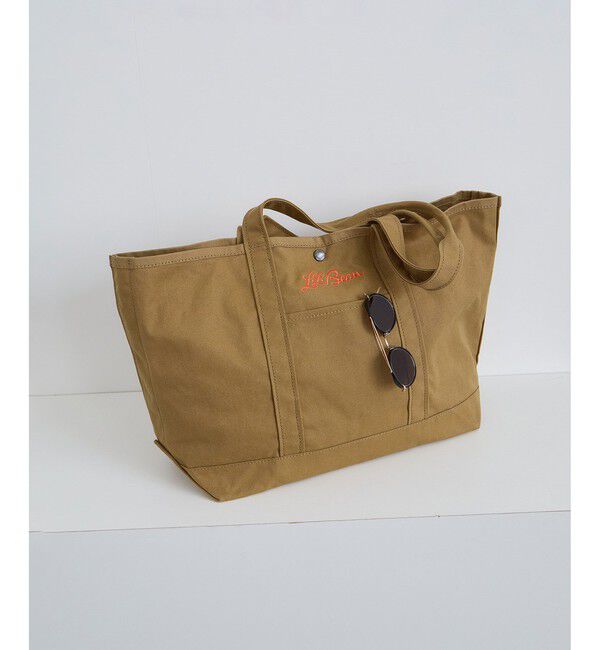 SALON adam et rope'「【J'aDoRe・店舗限定】【L.L.Bean for SALON（エル・エル・ビーン）】別注middle grocery tote」|トートバッグ|ブラウン系(24)