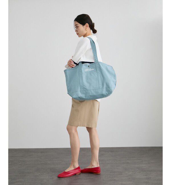 SALON adam et rope'「【J'aDoRe・店舗限定】【L.L.Bean for SALON（エル・エル・ビーン）】別注middle grocery tote」|トートバッグ|